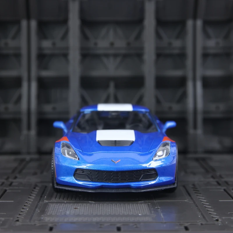 maisto-1-24-シミュレーション-コルベット-グランドスポーツ-合金製カーモデル-ドア開閉可能-コレクションに最適