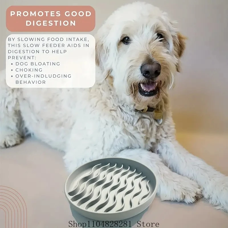 تغذية بطيئة الكلب تغذية حصيرة سيليكون مكافحة الاختناق جولة الحيوانات الأليفة لعق حصيرة مع شفط كوب قابل للغسل القط تحديد الموقع القلق الإغاثة