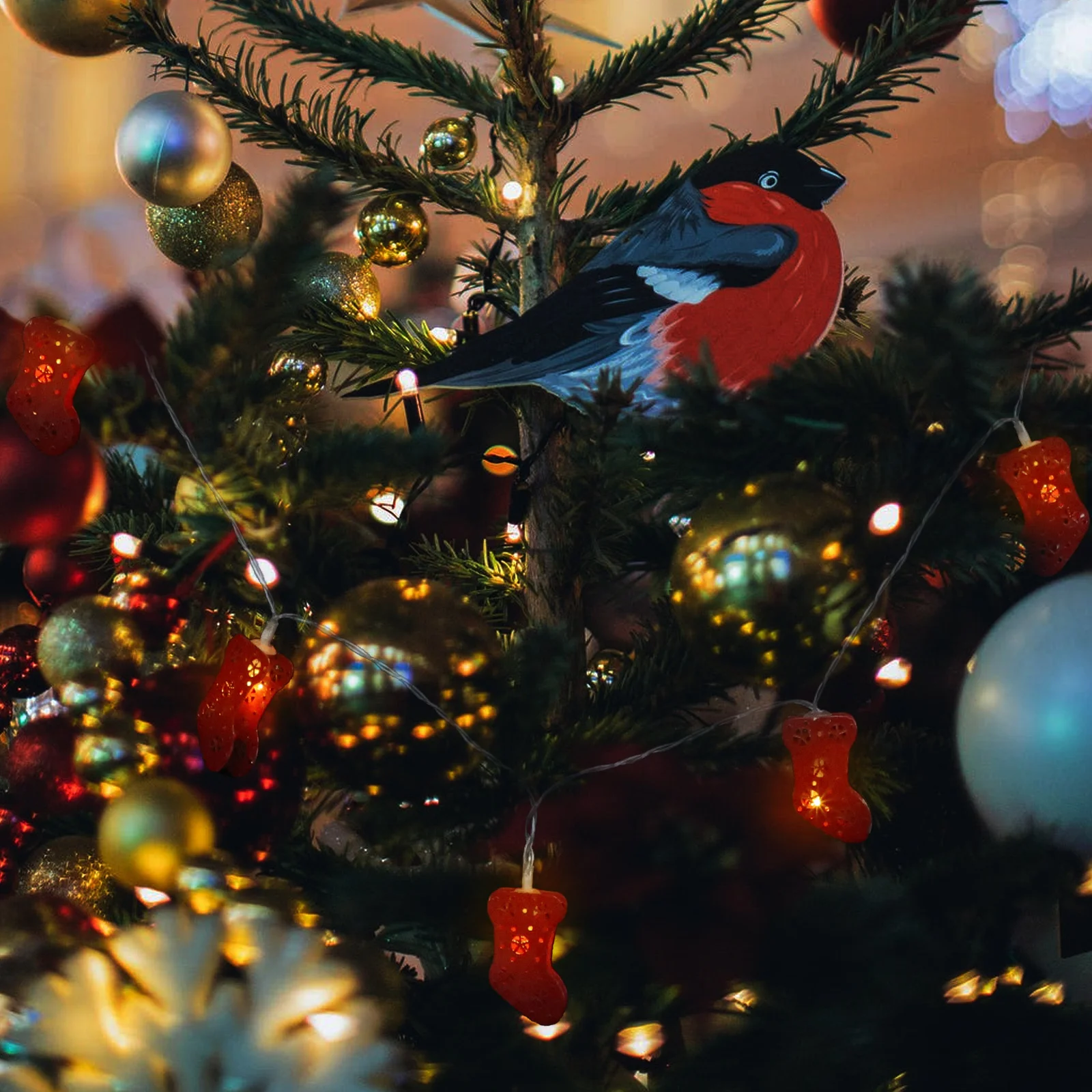 

Stocking Light String 1Pcs High Quality Material 3M Length Outdoor Xmas Light Warm Comfortable Lighting Home Adornment