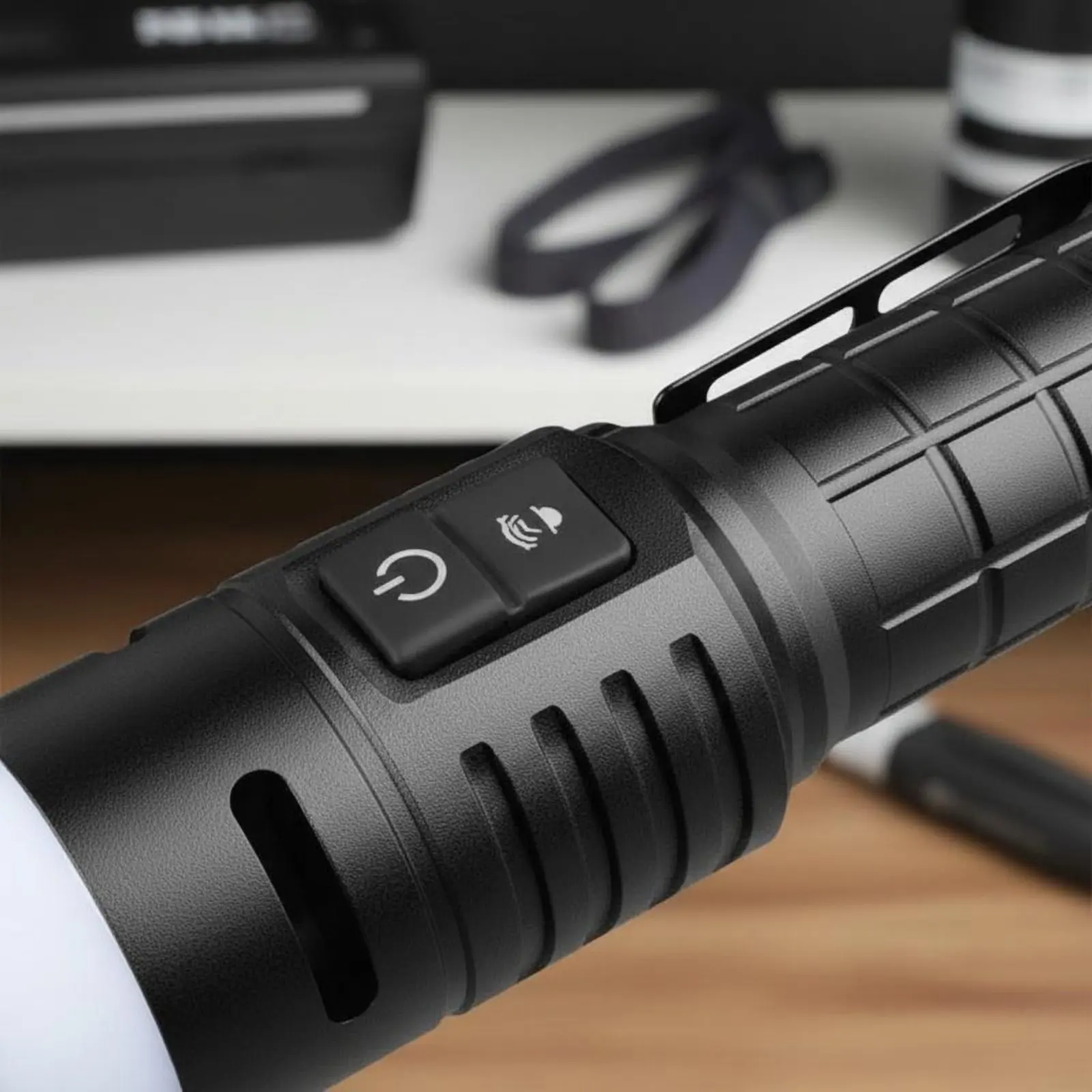 Multifunction Flashlight Blast-resistantProof Aluminum LED Flashlight Handheld Light view 6