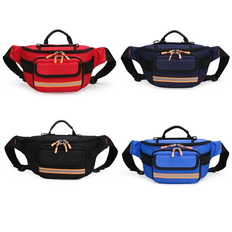 Empty Rescue Fanny Pack First Aid Kit Camping Trip Medical Storage Medical Organizer Outdoor Emergency Survival Medical Bag