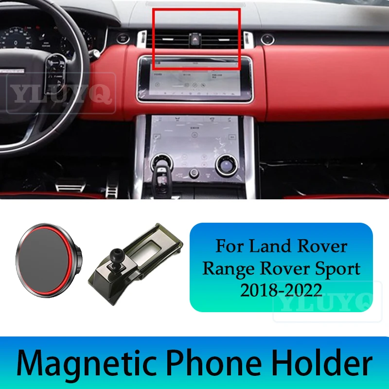

For Land Rover Range Rover Sport 2018-2022 Car Phone Holder Air Vent Magnetic Phone Mount Dedicated for Navigation