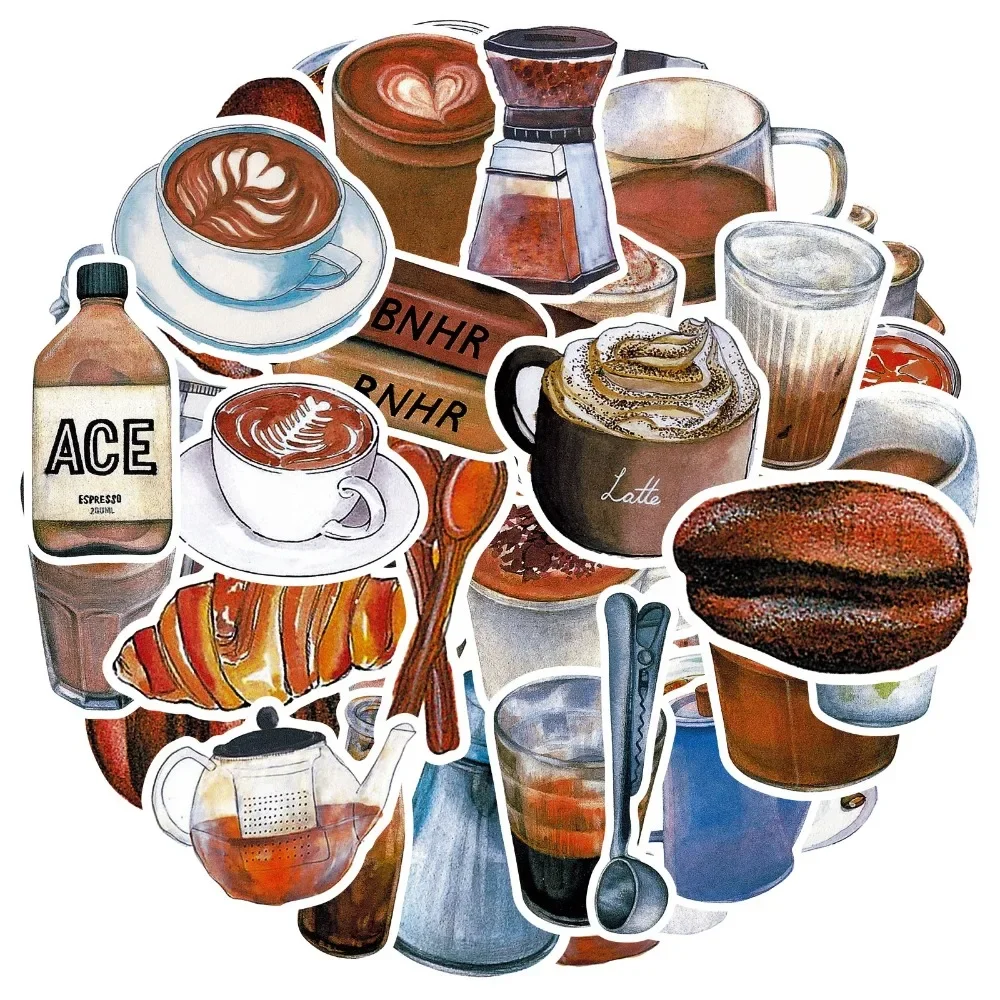 

10/50 шт., ретро мультяшные наклейки для кофе, напитков, любовника, сделай сам, дневник, телефон, ноутбук, багаж, скейтборд, декор, наклейки, забавные наклейки для детей, подарок