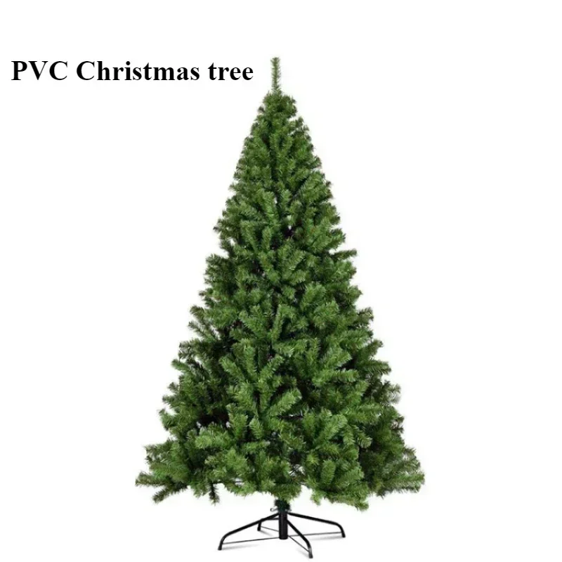 Encrypted PVC Christmas Tree Decoration, Home Decorations, Indoor, Academic, New Year, 90-300cm, 2024