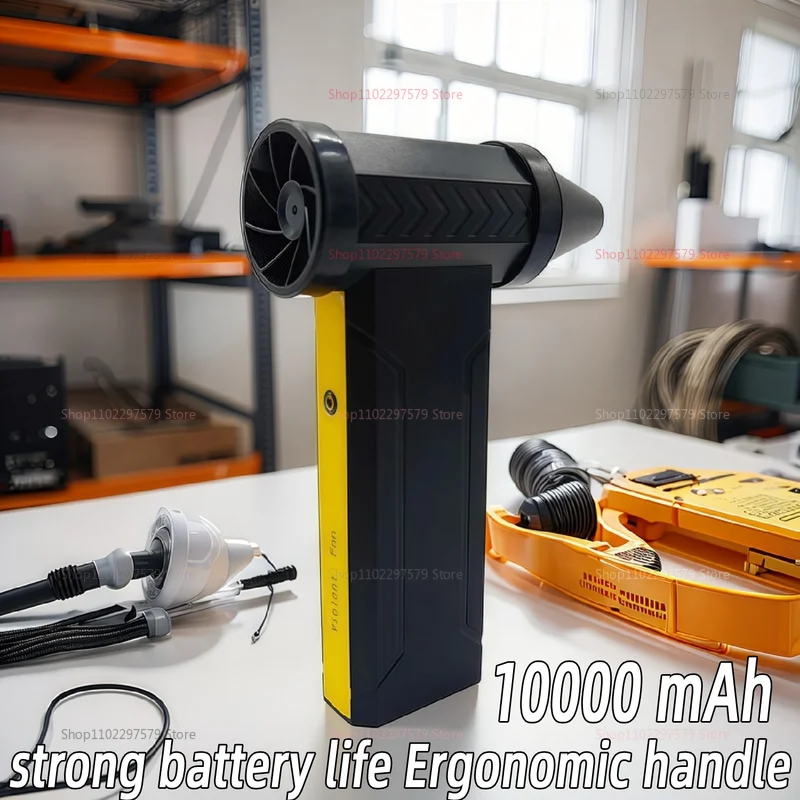 منفاخ الهواء الكهربائي 160000 دورة في الدقيقة عالية الطاقة منفاخ الثلج مروحة الغبار يده توربو جت مجفف السيارة فرش السيارات خفيفة الوزن أداة سريعة #2