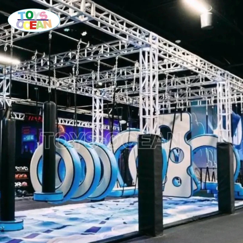 Factory Wholesale Price Kids and Adult Parkour Indoor Ninja Warrior Obstacle Course