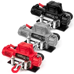RC Metal Winch Remote Control Simulation Pull Toy Model Winch for 1/10 RC Crawler Car Axial SCX10 90046 TRX4 Redcat Decorative P