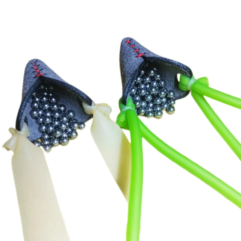 

Rubber Strap High Elastic Tensile Large Leather Pocket Professional Slingshot Rubber High Quality Suspender Accessories