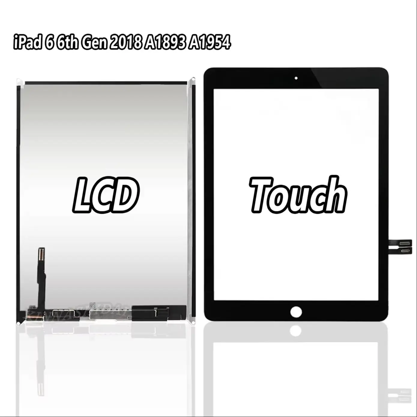 For iPad 2018 A1893 A1954 Touch Screen Digitizer Panel LCD Display For iPad 6 6th Gen 2018 A1893 A1954