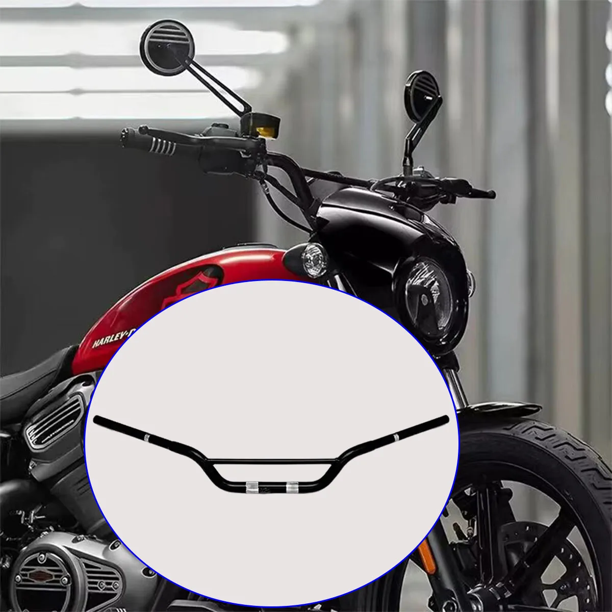 

For Harley Sportster S 1250 RH1250S Nightster 975 Steering Wheel Motorcycle 1.5inch Handlebar Drag Bar