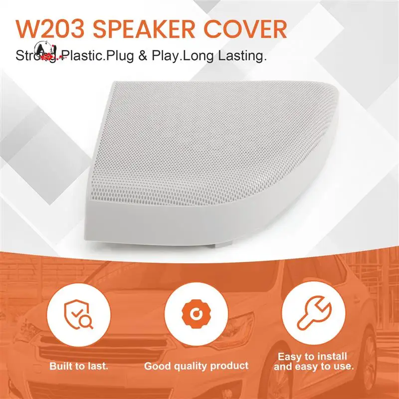 

A10E-Car Front Door Speaker Cover Trim Speaker Grille For Mercedes-Benz CLC-Class Coupe W203 2008-2011