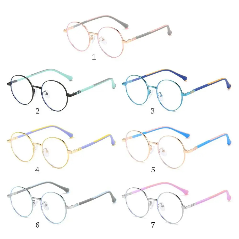 

Blue Ray Blocking Anti-blue Light Glasses Ultralight Metal Computer Goggles Eye Protection Frame Eyewear Children Boys Girls
