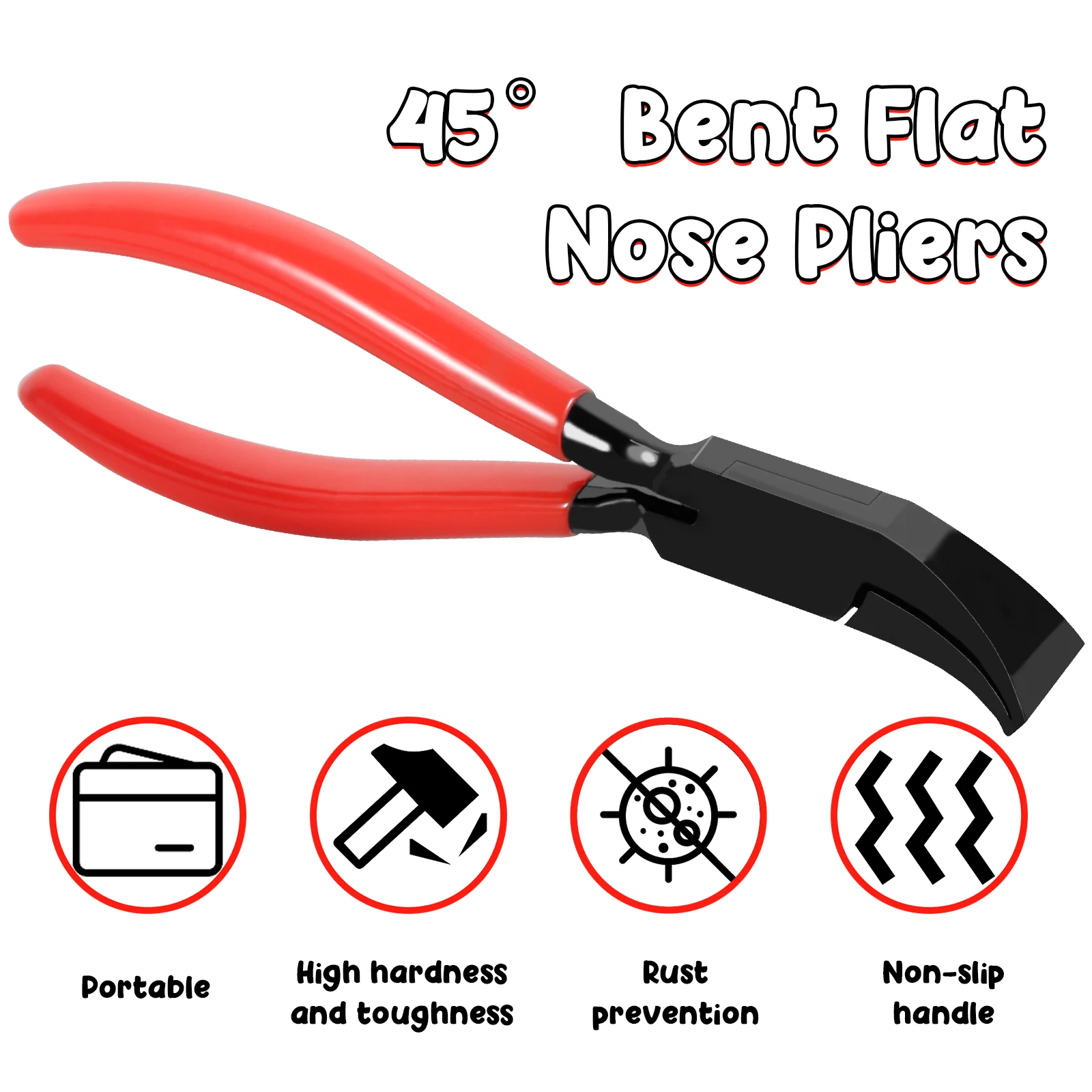 Metal Sheet Bender Plier Steel Metal Sheet Straight Plier Mini Straight and 45° Bending Sheet Metal Tool for Straightening