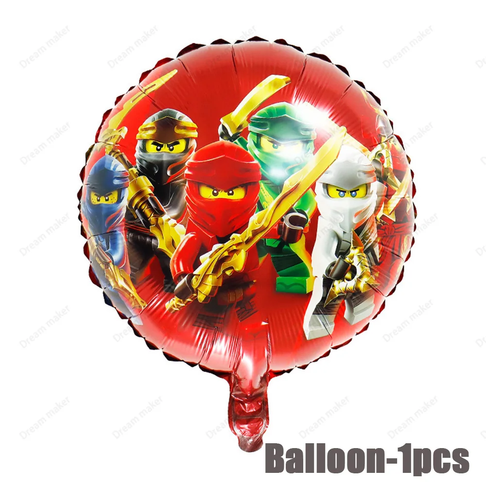 Ninjago Verjaardagsfeest Decoraties Benodigdheden Borden Bekers Servetten Banners Ballonnen Ninja Themaverjaardagsfeest Gastgeschenken