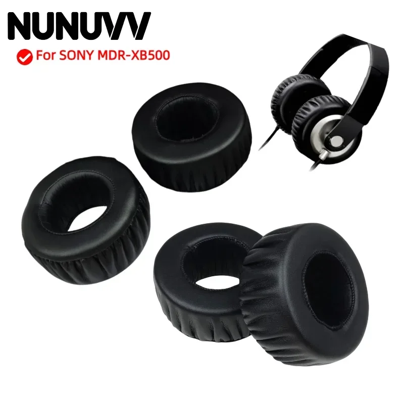 

Ear pads for SONY MDR-XB500 Gaming Headphone Cushions Mesh Protein Leather Earpad repair parts，