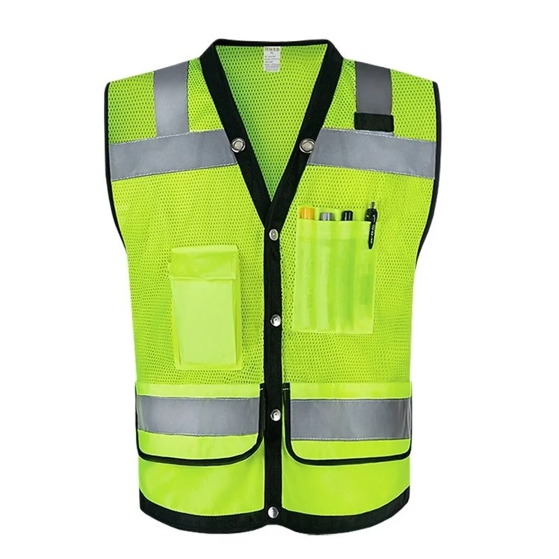 Highlight Reflective Mesh Vest Multi-functional Reflective Protective clothing