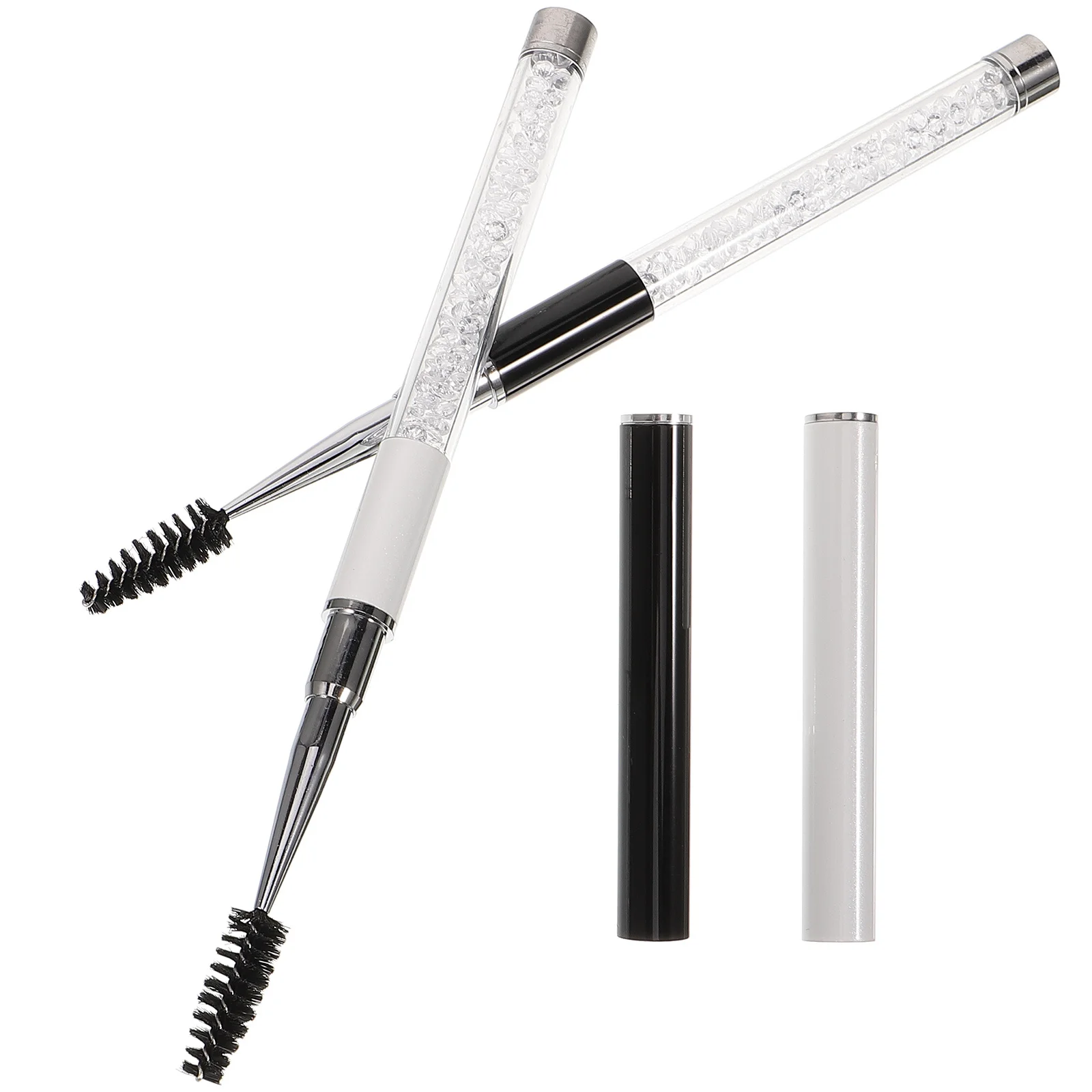 2 Stuks Wimperborstel Applicator Voor Wimpers Huidvriendelijke Make-Up Tool Reizen Essentiële Mascara Wand Lash Kam Oogmake-up Gereedschap