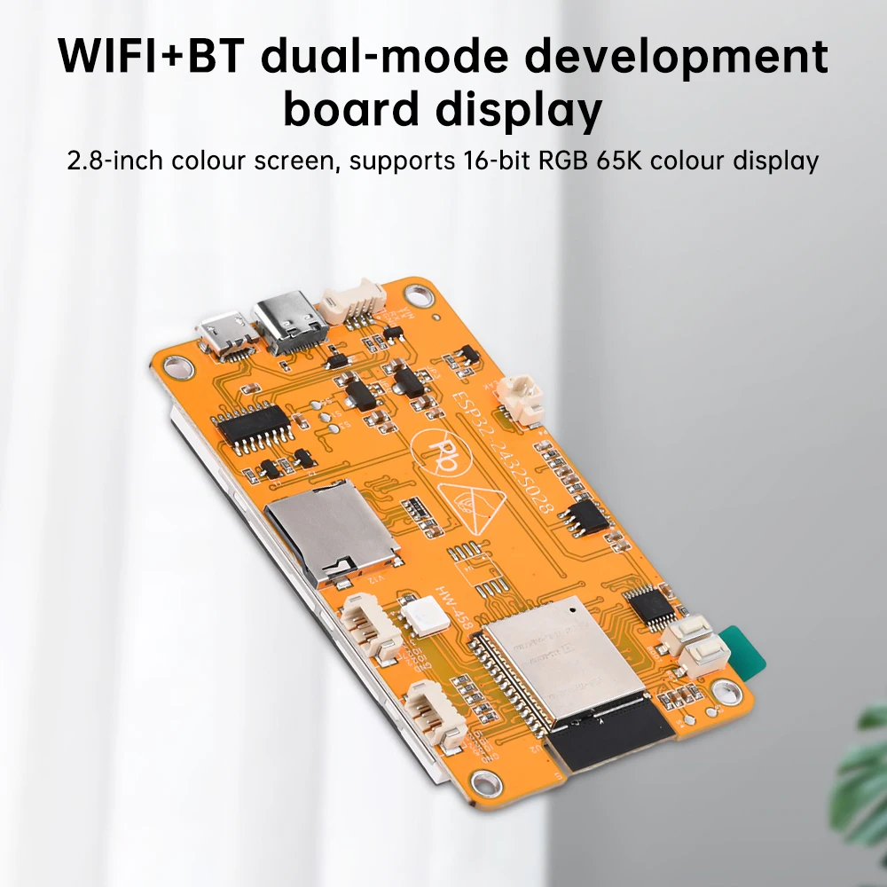 ESP32 WiFi Bluetooth Development Board 2.8-inch 240×320 Smart LCD Development Board TFT Module with Touchscreen