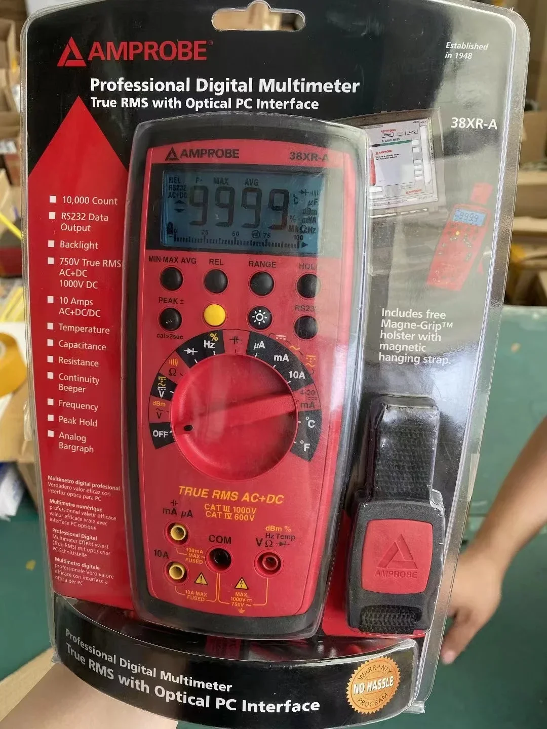 Amprobe 38XR-A   TRMS Digital Multimeter with Temperature  Brand new in stock