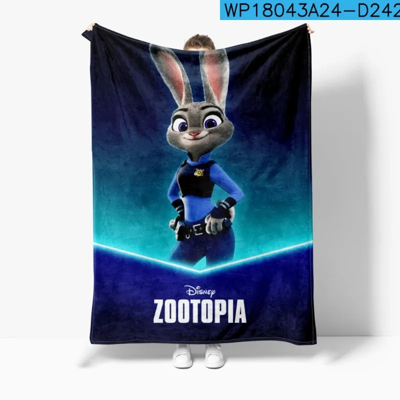 بطانية جديدة من الرسوم المتحركة والرسوم المتحركة الأكثر مبيعًا ثلاثية الأبعاد لفيلم Zootopia2، بطانية قيلولة، طباعة من الفلانيل للدفء #5