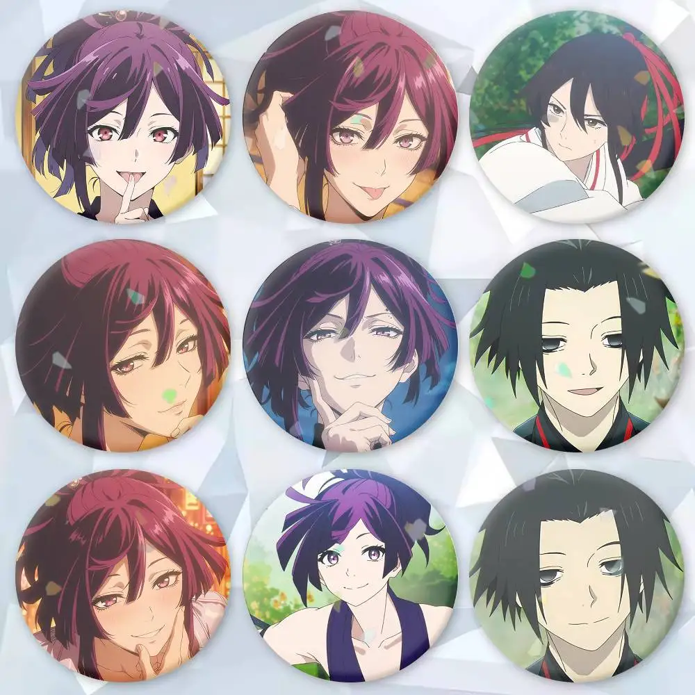 

Anime Hells P-Paradise J-Jigokuraku Brooches Cartoon Badge Pins Backpack Hat Accessories Friend Gift