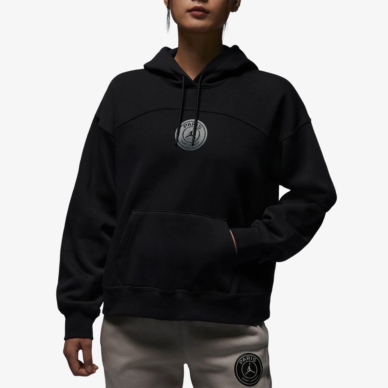 

Nike Authentic Jordan Women's Loose Fleece Hooded Pullover Sport Sweatshirt DZ3267-010