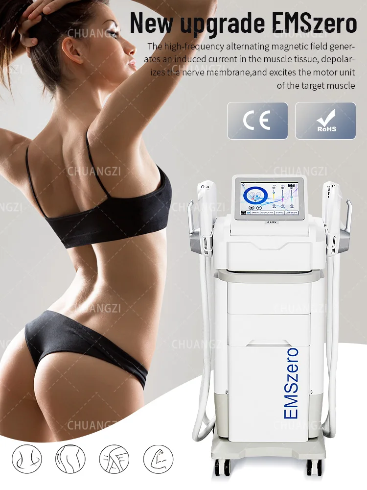 

Latest UpgraEMSzero Sculpt Machine Neo Nova 15 Tesla 200HZ with 4 Handles and Pelvic Stimulation Pad Optional Factory Price