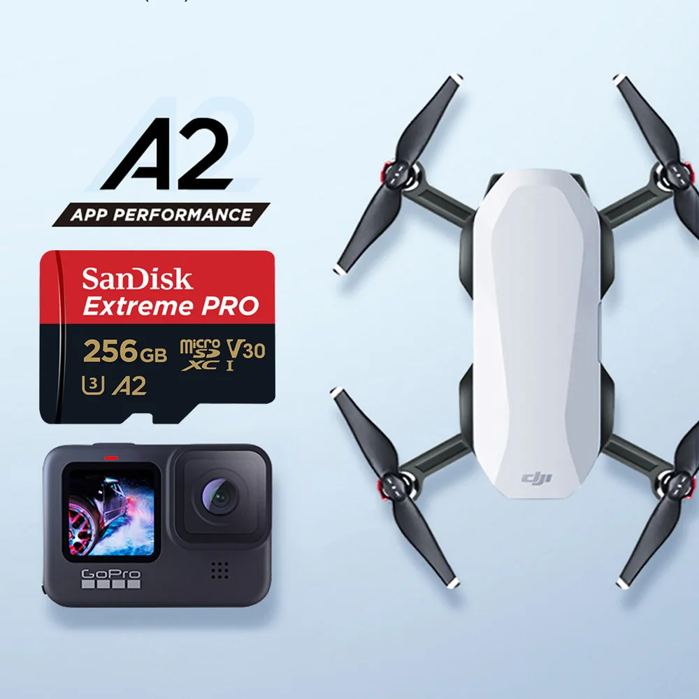 Tarjeta de memoria SanDisk Ultra Micro SD 32GB MicroSDHC 64GB 128GB 256GB MicroSDXC EXTREME/Extreme PRO V30 U3 4K UHD tarjeta de vídeo