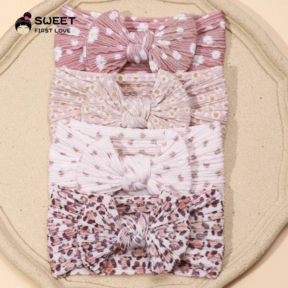 New Cable Knit Print Headband for Newborn Baby Girl Hair Band Hair Bows Girl Baby Accessories Infant Kids Headwear Headdress