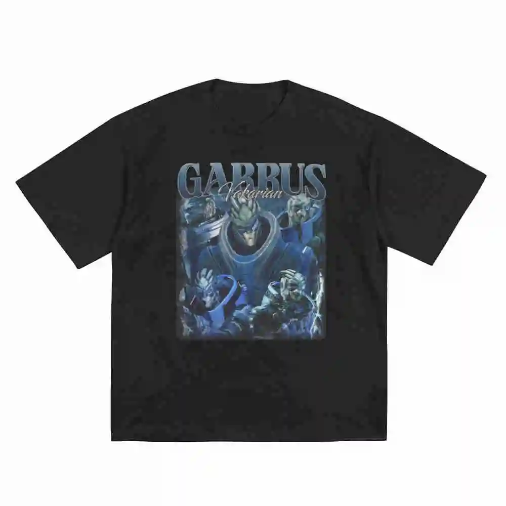 Garrus Vakarian Short Sleeve Tee 100% Cotton T-Shirt