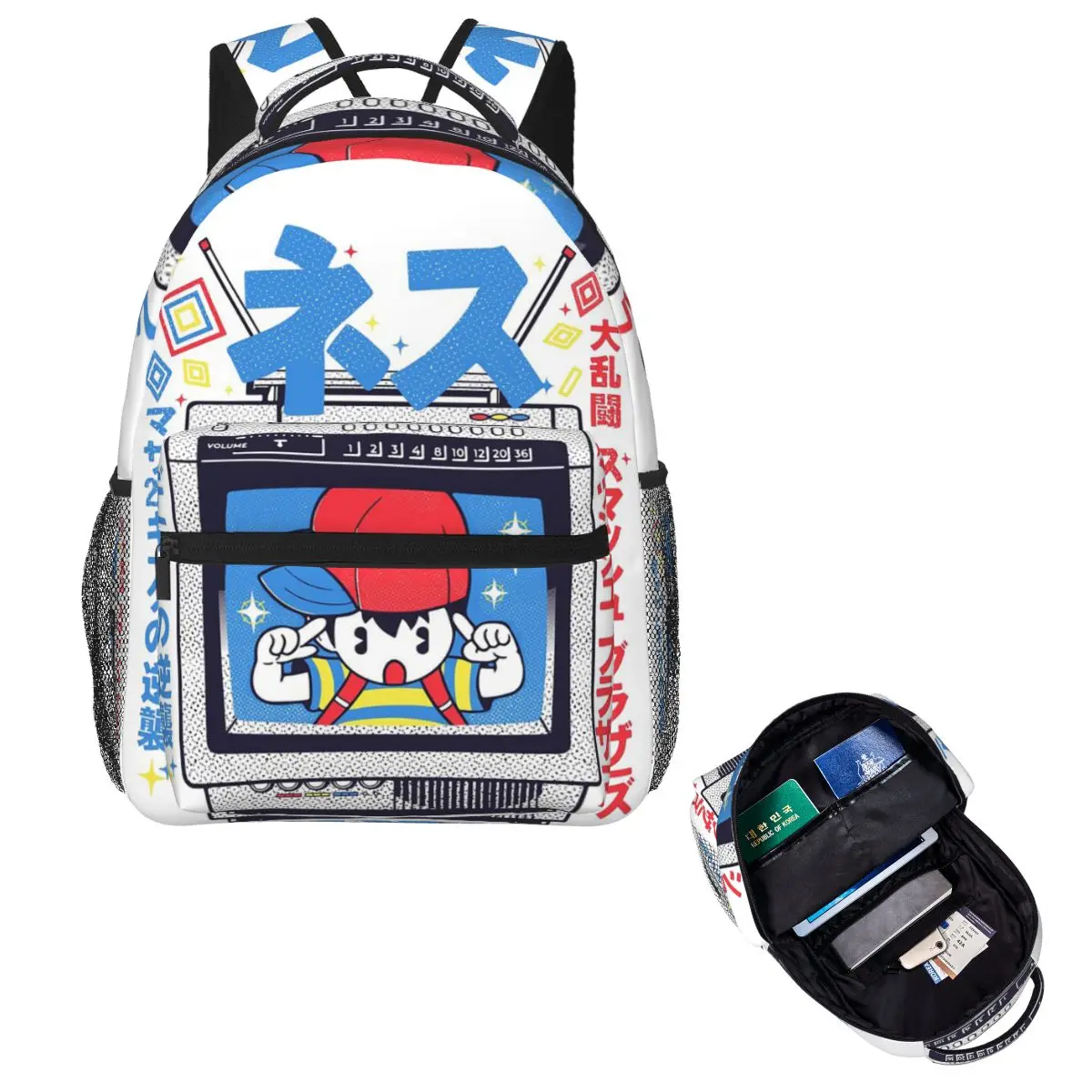 

Рюкзак Earthbound, Лидер продаж, рюкзак большой емкости, детская сумка для книг, школьная сумка, сумки на плечо для мужчин и женщин