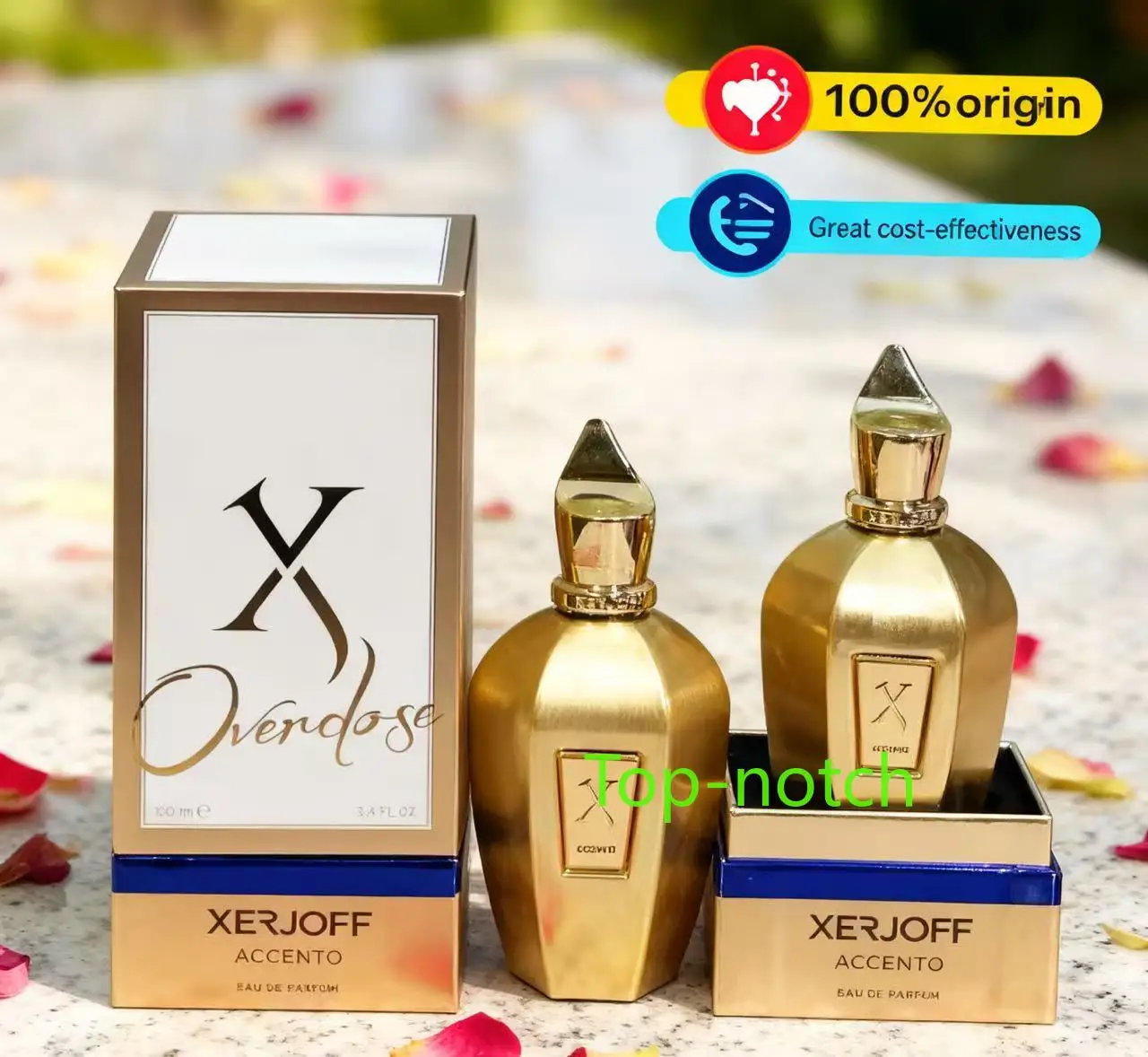 Top 100ml Diseño Xerjoff Perfume clásico para hombres Mujeres Parfum exótico Rosa Fragancia de feromonas amargadas de larga duración Ámbar Oro