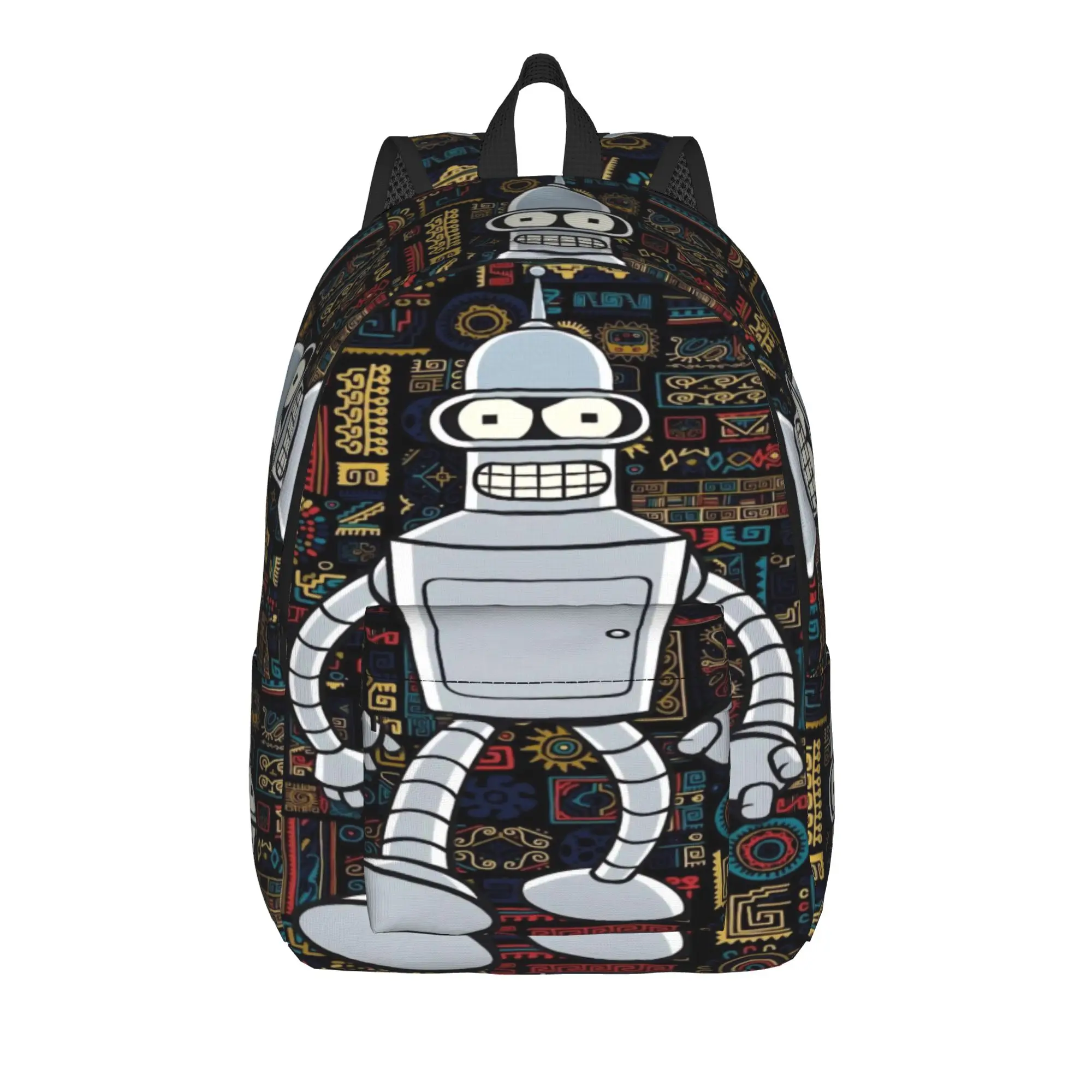 

Futuramas Backpack for Men Women Cool Student Work Daypack Laptop Shoulder Bag Outdoor