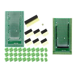 Compatible With MEGA2560 Double-side PCB Prototype Screw Terminal Block Shield Board Kit For Arduino Mega 2560 R3