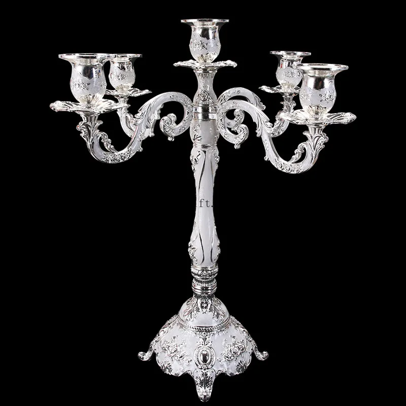 

European-Style Candlestick Home Ornaments Retro Romantic Gifts Candlelight DInnner Props