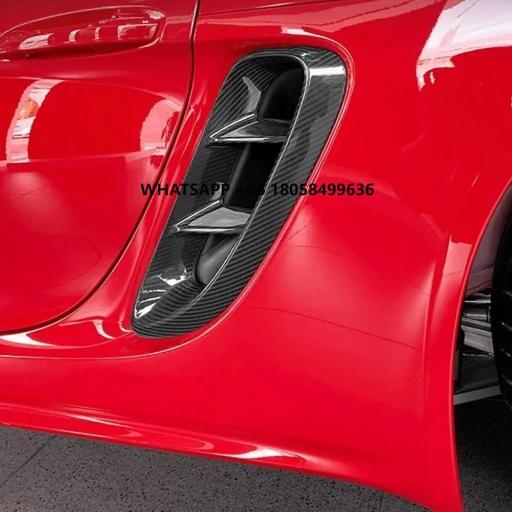 

Накладка на боковое крыло Sunmax из настоящего углеродного волокна для Porsche 718 Cayman Boxster