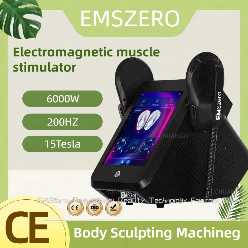 2024 latest EMSzero Muscle Toning machine with 2/4/5 handle RF Pelvic Stimulation pad Optional Salon EMS Zero Weight loss