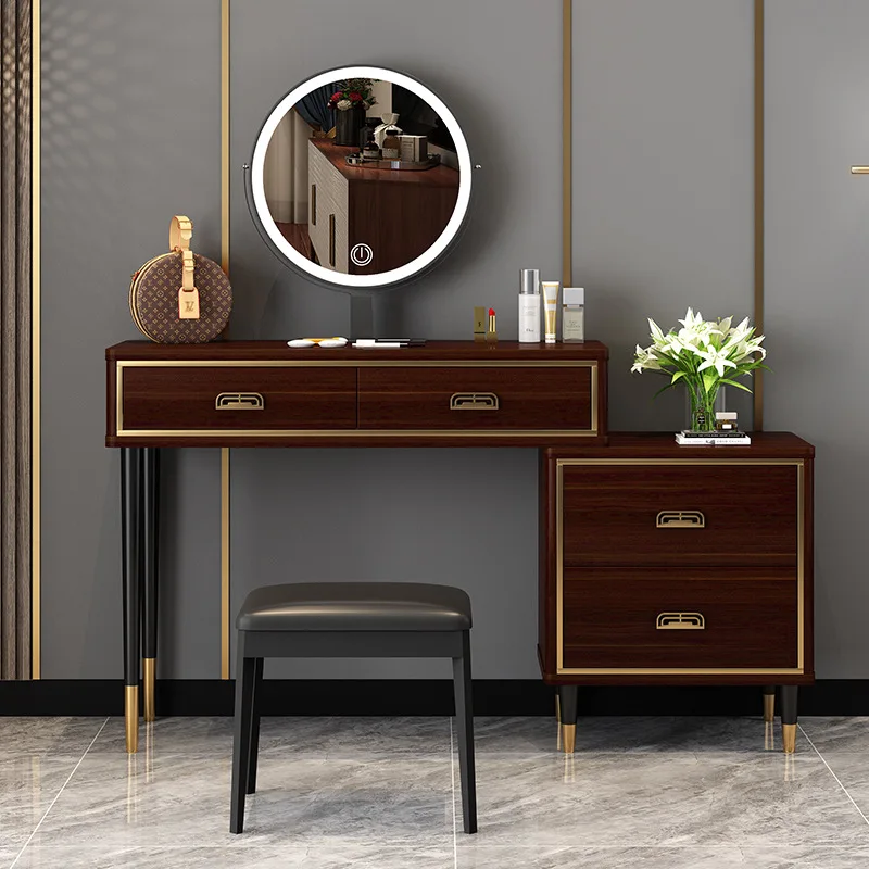 

Dresser bedroom small modern simple storage cabinet integrated small apartment Internet celebrity ins style makeup table