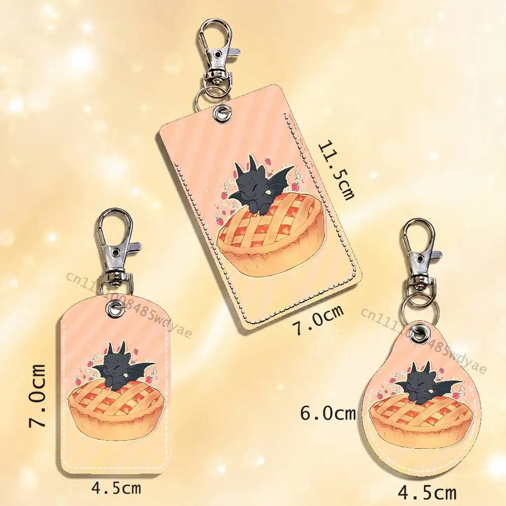 Cale Henituse TCF Raon Miru Card Keychain Fashion Pendant Bag ID Door Card Case Bus Card Cute Adult view 6