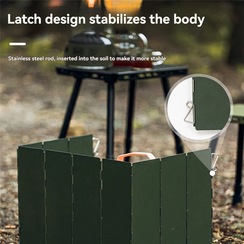 B06C-موقد خارجي مقاوم للرياح، غطاء مقاوم للرياح قابل للطي، مقاوم للرياح، مقاوم للرياح، تول #1