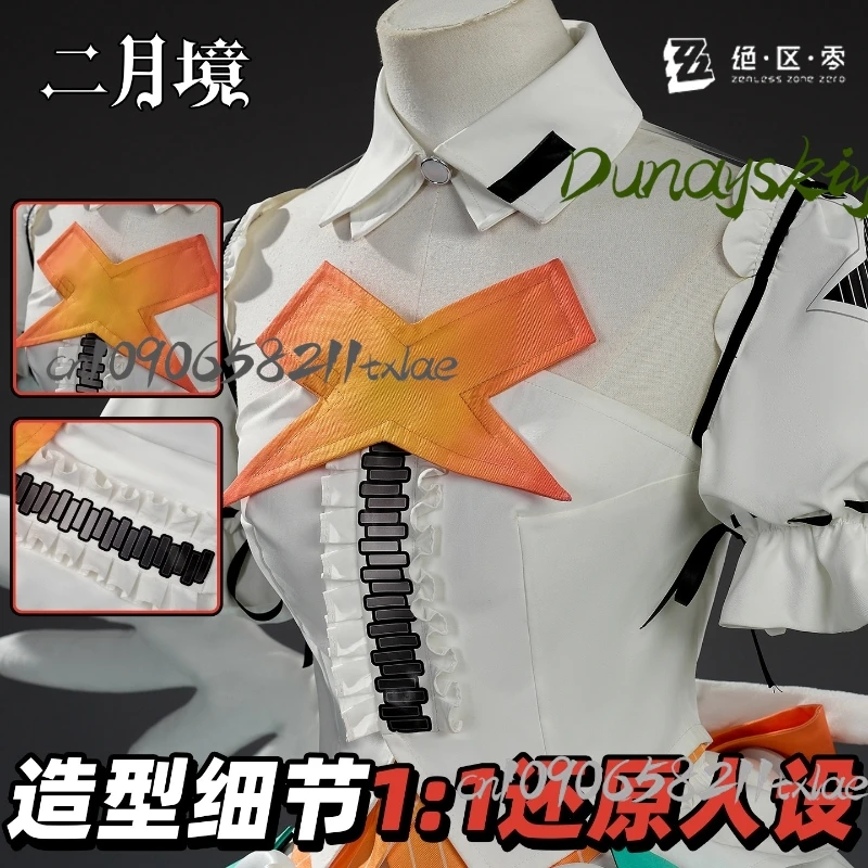 

Zenless Zone Zero Aria Women Role Play Delusional Angel Cosplay Costumes Wig Props Wing Headwear Party Stage Carnival