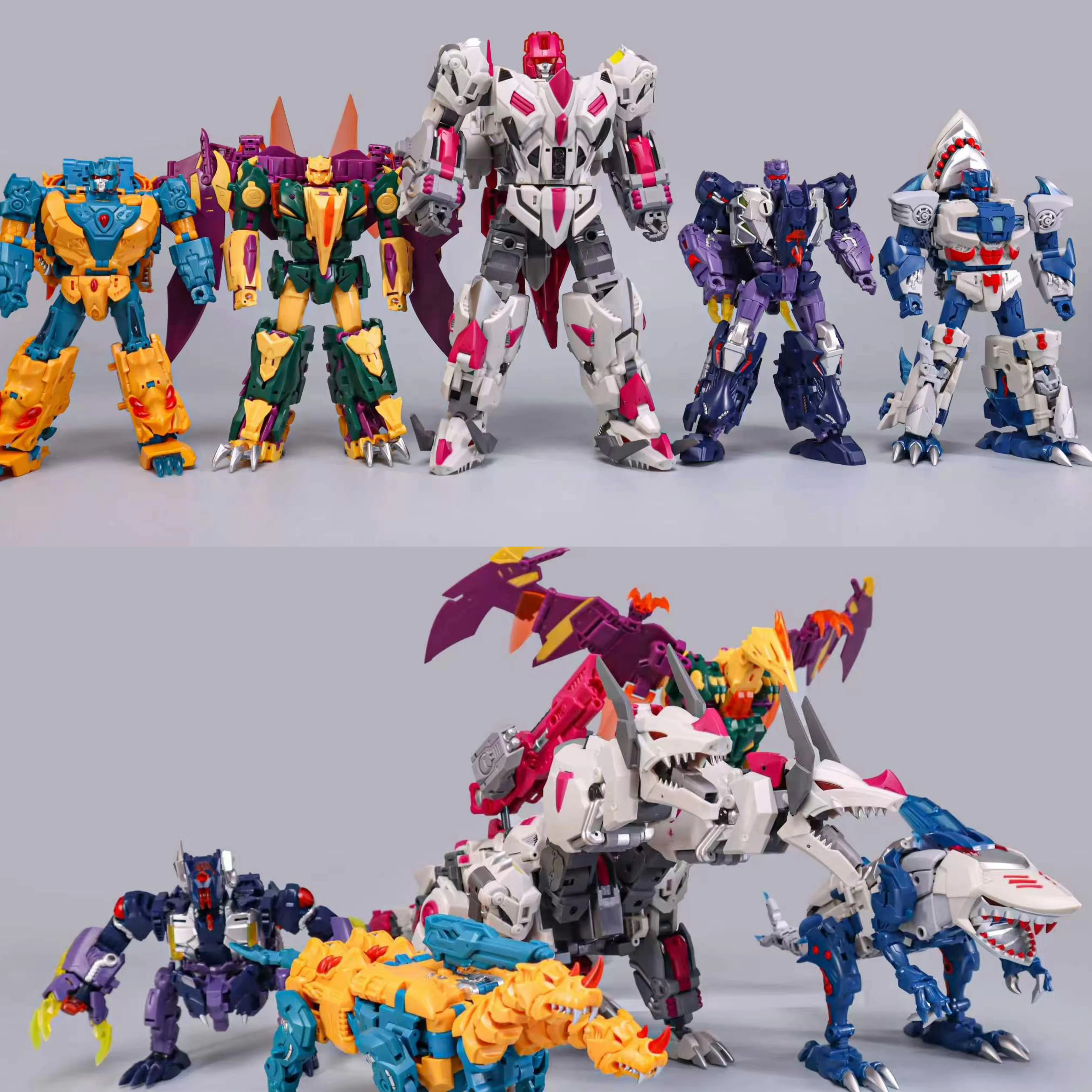 

Transformation TFC TOYS Abominus Satan S01 S02 S03 S04 S05 5 in 1 Combinatio Action Figures Toy Gift Collection