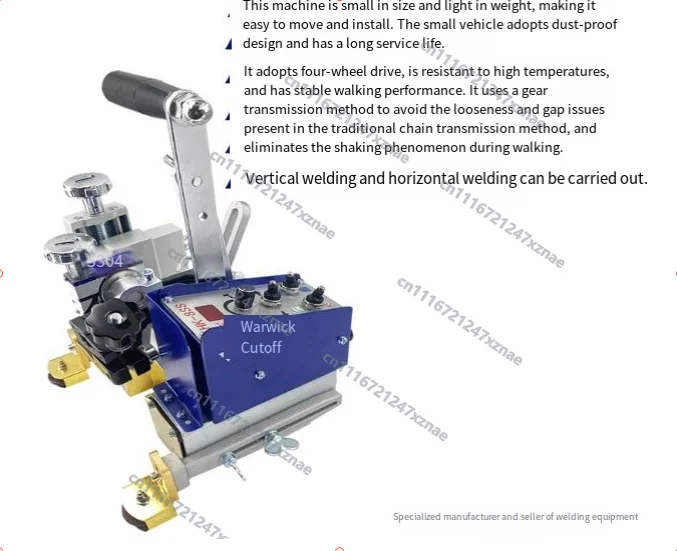 For Steel Structure Ship Building Bridge，HK-8SS Portable Automatic Magnetic Welding Trolley 22W MIG Fillet Welder
