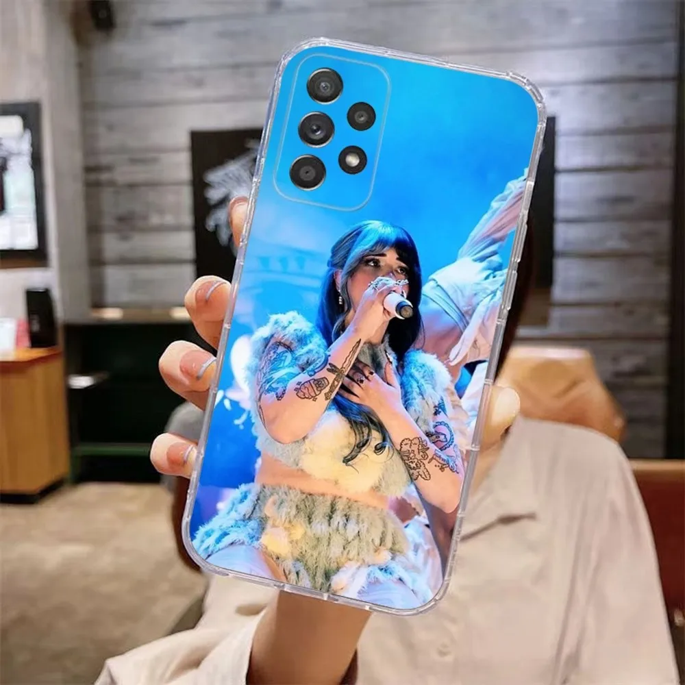 Singer Melanie Martinez Portals Phone Case For Samsung Galaxy A71,70,52,51,40,31,A50,30S,21S,Note20ultra Transparent Cover