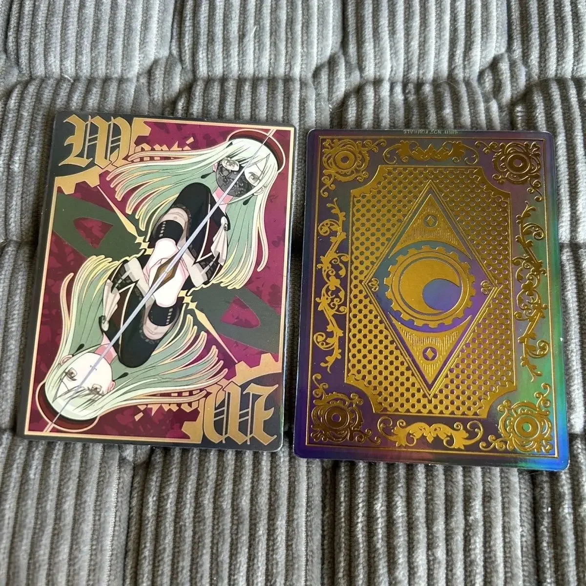 Anime BanG Dream Ave Mujica Wakaba Mutsumi Umiri Yahata Sakiko Togawa Cosplay brązujący laser mała karta zbieraj prezenty urodzinowe