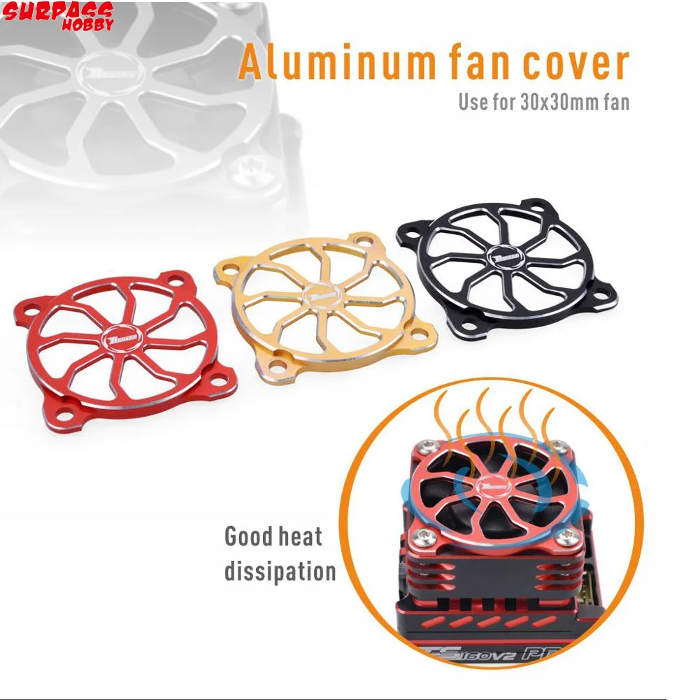 ESC Cooling Fan cover 30mm 40mm 30x30mm 40x40mm Cooling Fan Cover RC Motor ESC Fan Heat Dissipatation Protection Cover Guard