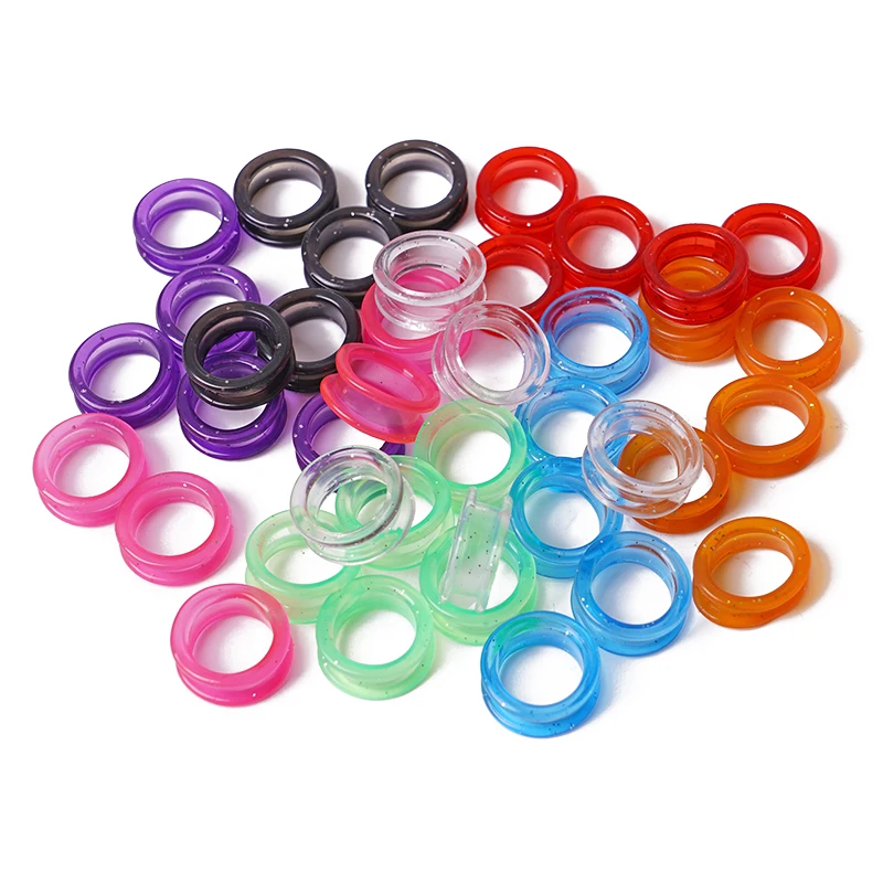 5Pcs/Set Silicone Finger Rings for Cat Dog Hair Scissors Protector Colorful Pet Grooming Scissors Protecting Finger Protector