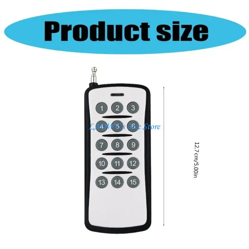 Y8AD 315MHz/433MHz Long Distance 15 pulsanti Transmit Wireless Remote Controller