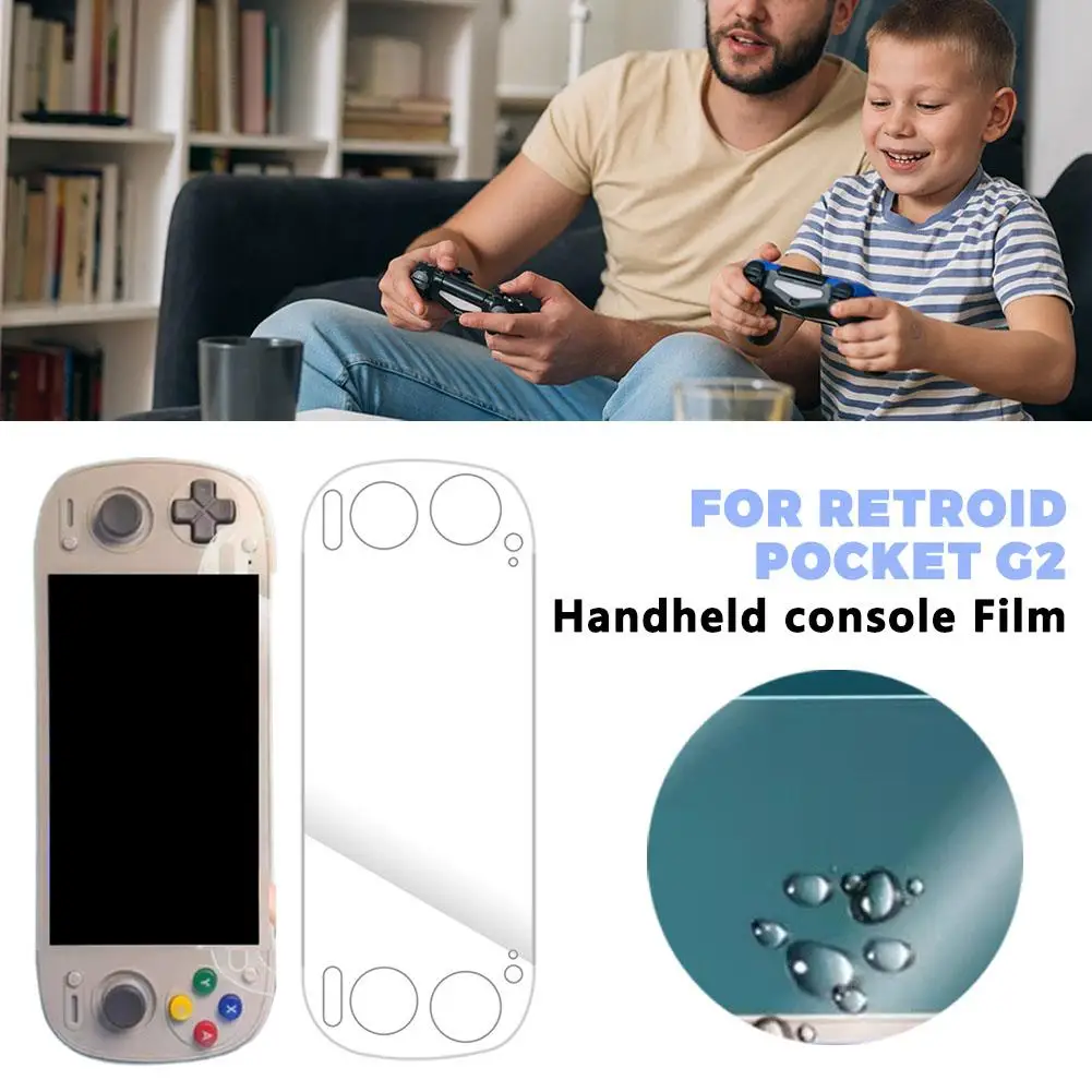 

Для портативной пленки для экрана Retroid Pocket G2, набор из 6 предметов (2 HD + 2 нанометра + 2 синего света), снимает усталость глаз, прочные аксессуары
