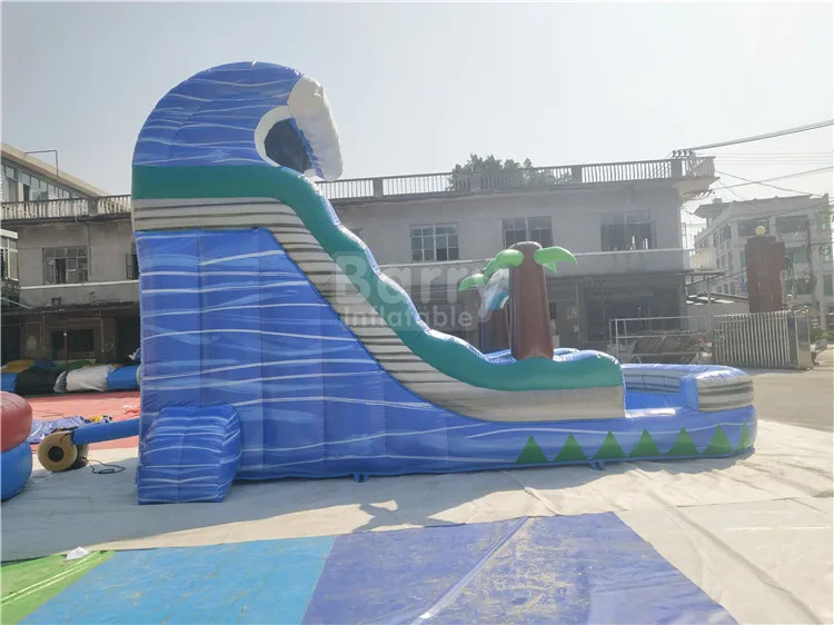2023 سعر المصنع الأطفال ترتد منزل الشريحة المائية التجارية نفخ تفجير المياه الشريحة تصميم جديد #4